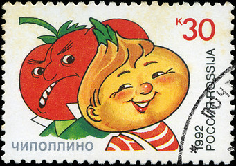 Image showing RUSSIA - CIRCA 1992: A stamp printed in Russia shows Signor Toma