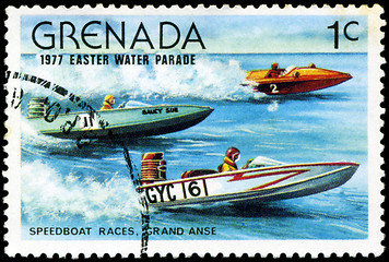 Image showing GRENADA - CIRCA 1977: A stamp printed in Grenada issued for the 