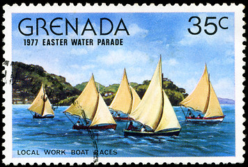 Image showing GRENADA - CIRCA 1977: A stamp printed in Grenada issued for the 