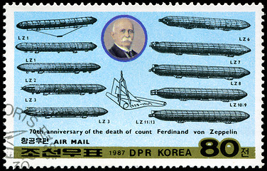 Image showing DEMOCRATIC PEOPLE'S REPUBLIC (DPR) of KOREA - CIRCA 1987: A stam