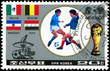 Image showing NORTH KOREA - CIRCA 1986: A stamp printed by North Korea, shows 