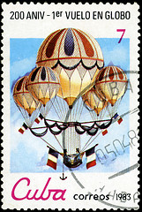 Image showing CUBA - CIRCA 1983: a postage stamp printed in Cuba commemorative