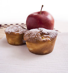 Image showing Apple soufflé