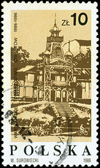 Image showing POLAND - CIRCA 1986: A stamp printed in Poland devoted 100 years