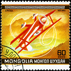 Image showing MONGOLIA - CIRCA 1980: A Stamp printed in MONGOLIA shows the  