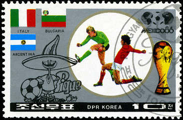 Image showing NORTH KOREA - CIRCA 1986: A stamp printed by North Korea, shows 