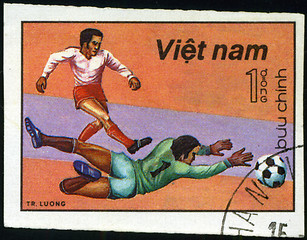 Image showing VIET NAM - CIRCA 1982: A post stamp printed in Viet nam shows sh