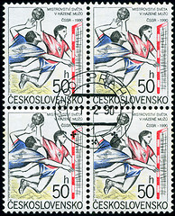 Image showing CZECHOSLOVAKIA - CIRCA 1990: a stamp printed by CZECHOSLOVAKIA s
