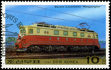 Image showing DPR KOREA - CIRCA 1987: A stamp printed in DPR Korea (North Kore