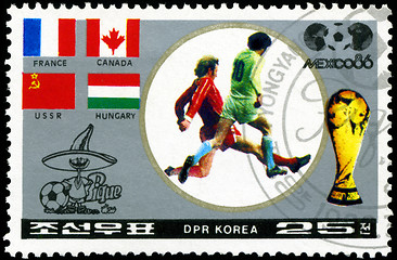 Image showing NORTH KOREA - CIRCA 1986: A stamp printed by North Korea, shows 