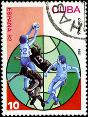 Image showing CUBA - CIRCA 1981: A stamp printed in the CUBA, image is devoted