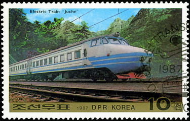 Image showing DPR KOREA - CIRCA 1987: A stamp printed in DPR Korea (North Kore