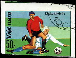 Image showing VIET NAM - CIRCA 1982: A post stamp printed in Viet nam shows sh