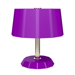 Image showing Purple lamp