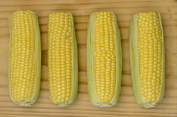 Image showing Corn on Prep Board Top 01