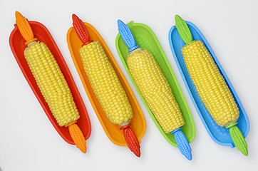 Image showing Corn in Dish Top 01