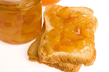 Image showing Homemade orange Jam