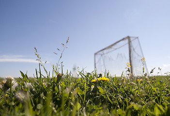 Image showing football goals