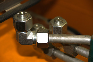 Image showing Hydraulic pipes