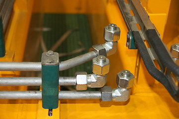 Image showing Hydraulic pipes