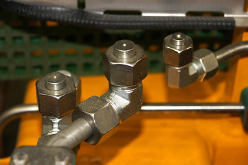 Image showing Hydraulic pipes