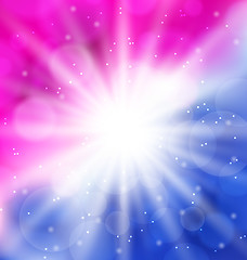 Image showing Abstract background with lens flare