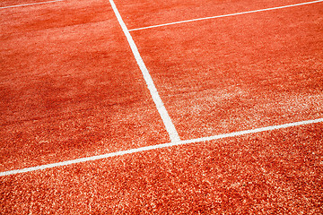 Image showing tennis court