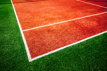 Image showing tennis court