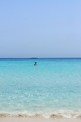 Image showing Beautiful turquoise sea and nature