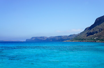 Image showing Beautiful turquoise sea and nature