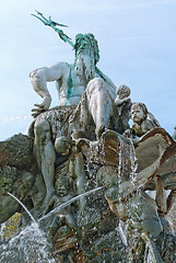 Image showing Neptune Fountain in Berlin