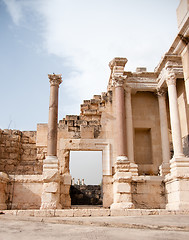 Image showing Ancient ruins in Israel travel