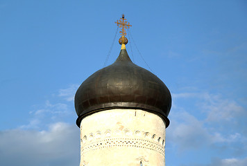 Image showing Black dome of the Church