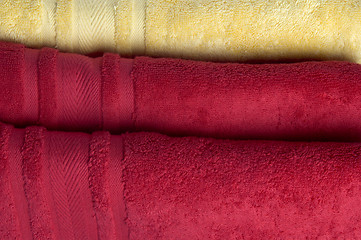 Image showing bath towels