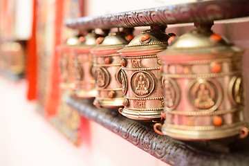 Image showing tibetan prayer wheel