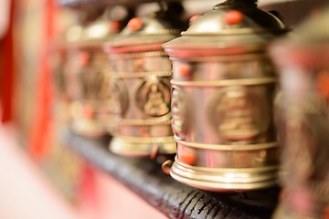 Image showing tibetan prayer wheel