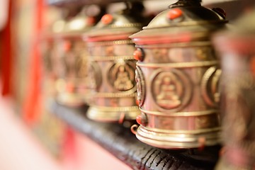 Image showing tibetan prayer wheel