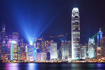 Image showing Symphony of light in Hong Kong 