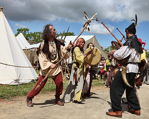 Image showing Medieval Entertainers