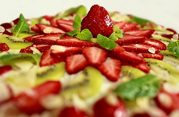 Image showing cake strawberry