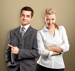 Image showing Business Woman and Man