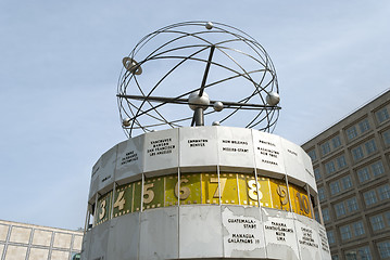 Image showing Worldtime Clock in Berlin