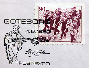 Image showing Wind Band Stamp