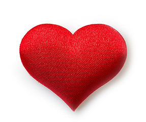 Image showing single red heart