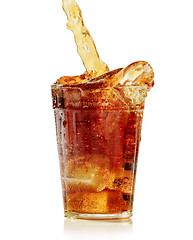 Image showing cola glass