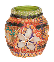 Image showing Handmade decoration of vase 