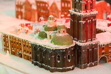 Image showing Christmas gingerbread church