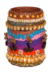 Image showing Handmade decoration of vase 