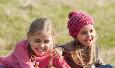 Image showing Kids laughing