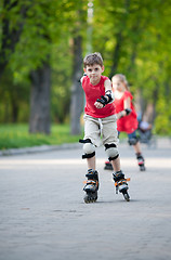 Image showing Skating in park